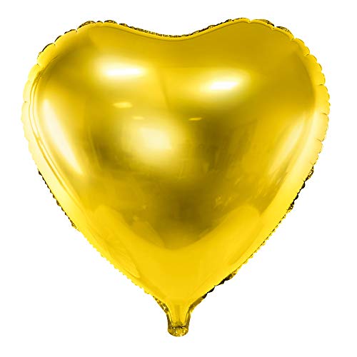 Folienballon Herz (45 cm, Gold) von DekoHaus