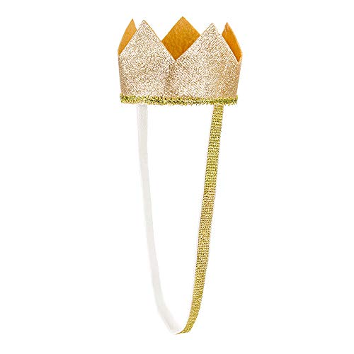 DekoHaus Krone mit Gummiband in Gold 8,5cm Kostümzubehör von DekoHaus