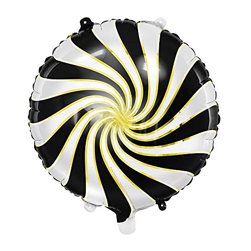 Folienballon Bonbon in Schwarz 35cm Partydekorationen Folienballon Bonbon in Schwarz 35cm Partydekorationen von DekoHaus