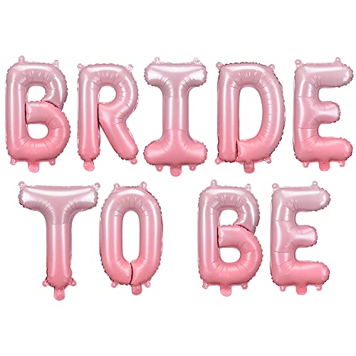 Folienballon Bride To Be in Rosa 340x35cm Partyballons JGA von DekoHaus
