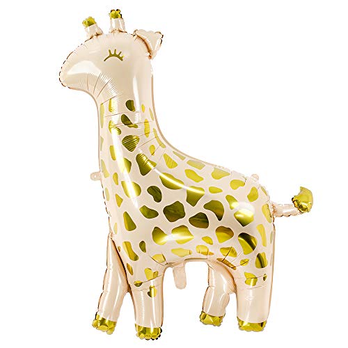Folienballon Giraffe 80x102cm Partydekorationen Braun von DekoHaus