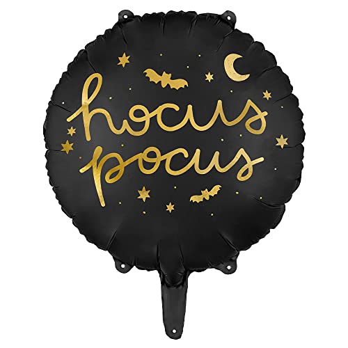 Folienballon Hocus Pocus in Schwarz 35cm Halloween-Dekorationen von DekoHaus