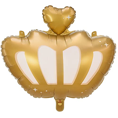 Folienballon Krone in Gold 52x42cm von DekoHaus