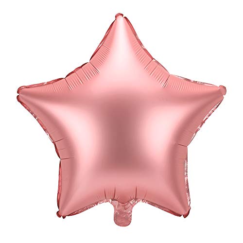 Folienballon Stern in Roségold 48cm Partyzubehör von DekoHaus