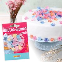 Bunte Oblaten-Blumen zur Dekoration von Torten und Gebäck Bunte Oblaten-Blumen zur Dekoration von Torten und Gebäck von Dekoback GmbH