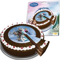 Eiskönigin Tortenaufleger mit Elsa, Anna, Olaf, Sven, Kristoff, aus Zucker 16cm Eiskönigin Tortenaufleger mit Elsa, Anna, Olaf, Sven, Kristoff, aus Zucker 16cm von Dekoback GmbH