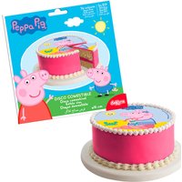Peppa Pig - Tortenaufleger aus Zuckerguss, 1 Stk, Ø 16cm Peppa Pig - Tortenaufleger aus Zuckerguss, 1 Stk, Ø 16cm von Dekoback GmbH