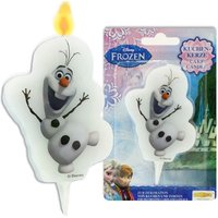 Tortenkerze Olaf 5,5x10cm für Eiskönigin-Motivtorten, 1 Wachskerze Tortenkerze Olaf 5,5x10cm für Eiskönigin-Motivtorten, 1 Wachskerze von Dekoback GmbH