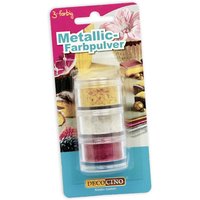 Farbpulver Metallic-glitzernd, gold, silber, rot, 6g Farbpulver Metallic-glitzernd, gold, silber, rot, 6g von Dekoback