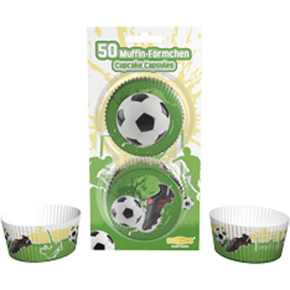 Muffinförmchen Fußball, 50 Stück von Dekoback