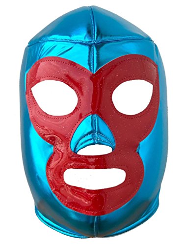 Del Mex Lucha Libre Mexikanische Wrestling-Maske, aus Lycra, Kostüm für Erwachsene, Luchador, Nacho Libre von Del Mex