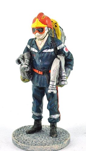 Del Prado Sammelfigur Feuerwehrmann Firefighter Figur Frankreich 2003 1:32 ca. 7 cm Metall von Del Prado