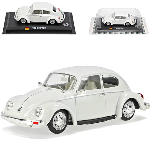 DEL PRADO Volkwagen KÄfer Old Beetle Weiss Coupe 1/43 Modellauto Modell Auto Sonderangebot von DEL PRADO