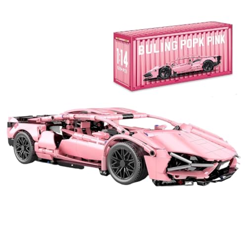 Technik Supersportwagen Bausteine Sets, 1314 Teile 1:14 Drift Auto Modell Bauklötze Bausatz, Modell-Bauset für Erwachsene, Technic Sportwagen Bausteine Rennwagen von DelightCube