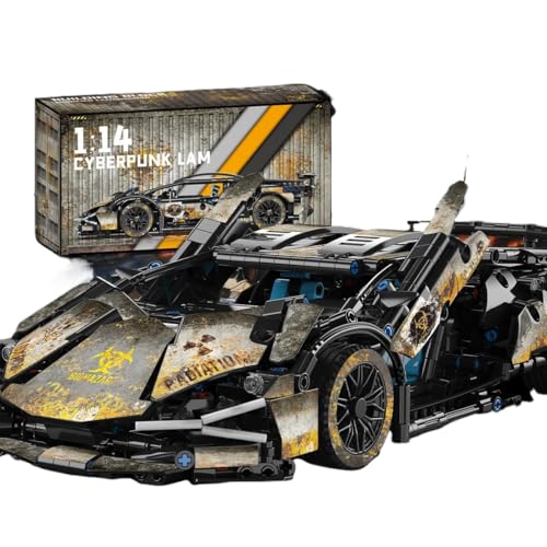 DelightCube Supersportwagen Bausteine Sets, 1148 Teile 1:14 Drift Technik Rennwagen Modell Bausteine Bausatz Klemmbausteine, Sportwagen Modell Bauset Auto von DelightCube
