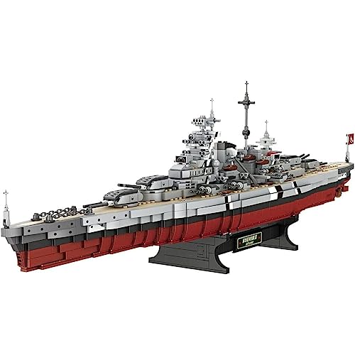 DelightCube Technik Bismarck Kriegsschiff Baukasten, Kreatives Sammel-Bauspielzeug, 2081 Teile WW2 Deutschland Kriegsschiff Klammerbaukasten,Kreative Geschenke für Erwachsene und Kinder DelightCube Technik Bismarck Kriegsschiff Baukasten, Kreatives Sammel-Bauspielzeug, 2081 Teile WW2 Deutschland Kriegsschiff Klammerbaukasten,Kreative Geschenke für Erwachsene und Kinder von DelightCube