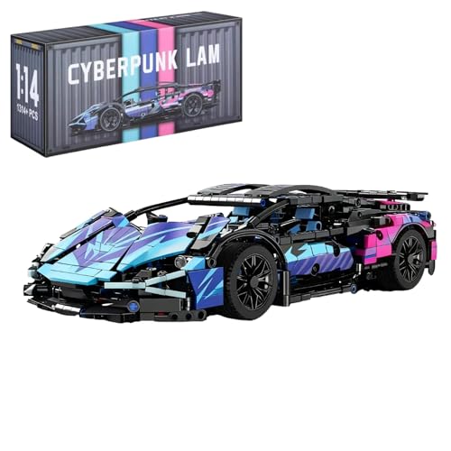 Technik Supersportwagen Bausteine Sets, 1314 Teile 1:14 Drift Auto Modell Bauklötze Bausatz, Modell-Bauset für Erwachsene, Technic Sportwagen Bausteine Rennwagen Technik Supersportwagen Bausteine Sets, 1314 Teile 1:14 Drift Auto Modell Bauklötze Bausatz, Modell-Bauset für Erwachsene, Technic Sportwagen Bausteine Rennwagen von DelightCube