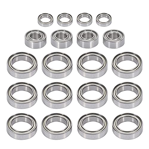 Dellx 20Pcs Lagerset BE001 BE002 BE003 for JLB Racing CHEETAH 11101 21101 J3 Speed 1/10 Car Ersatzteile Upgrade Teile Dellx 20Pcs Lagerset BE001 BE002 BE003 for JLB Racing CHEETAH 11101 21101 J3 Speed 1/10 Car Ersatzteile Upgrade Teile von Dellx