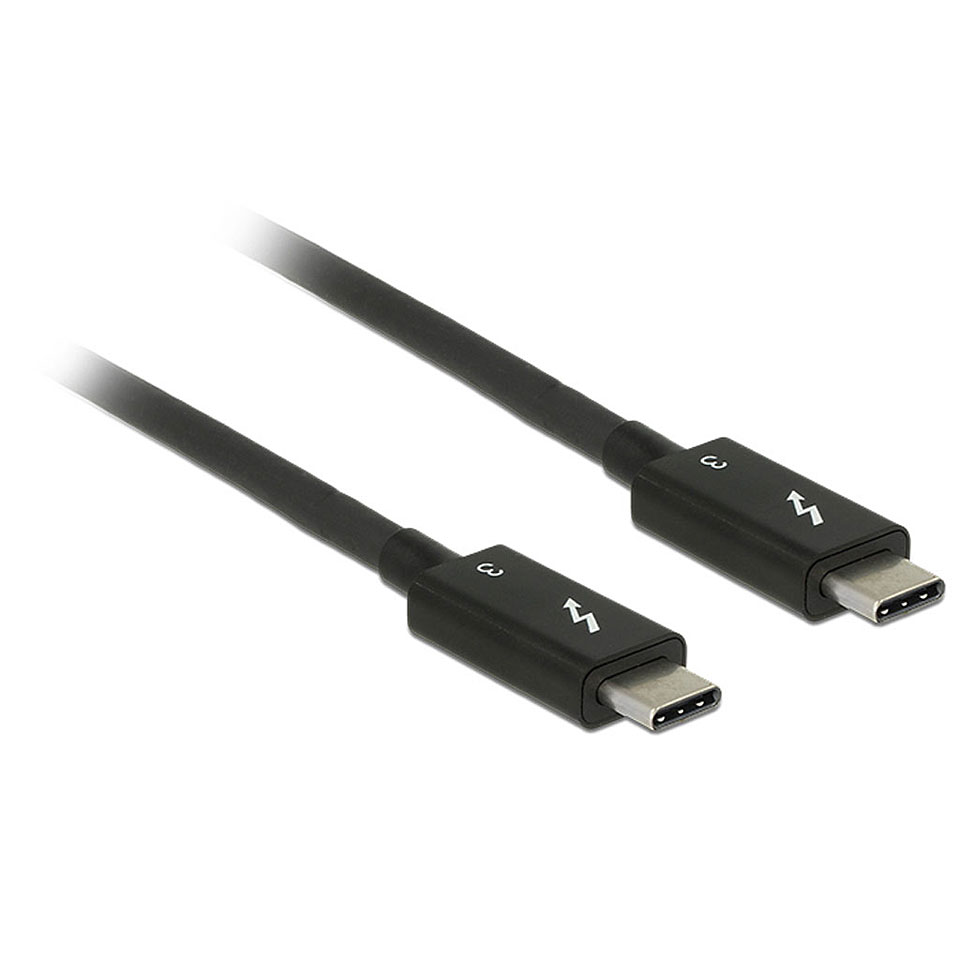 Delock Thunderbolt 3 Cable 0,5m Thunderbolt-Kabel Delock Thunderbolt 3 Cable 0,5m Thunderbolt-Kabel von Delock