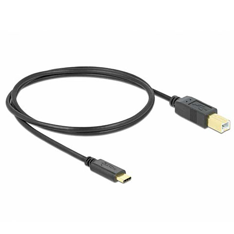 Delock USB 2.0 Cable Type-C to Type-B 1m USB-Kabel von Delock