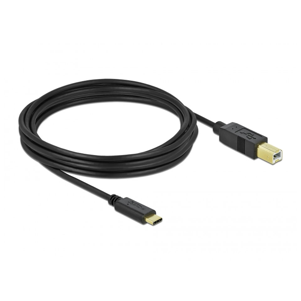 Delock USB 2.0 Cable Type-C to Type-B 4m USB-Kabel Delock USB 2.0 Cable Type-C to Type-B 4m USB-Kabel von Delock