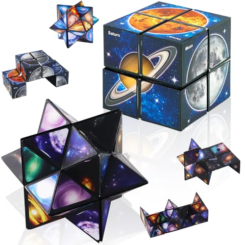Delsen 2 in 1 Puzzle Würfel,Sternenklarer Himmel Zauberwürfel, Formwechsel Zauberwürfel,Morphing Cube Geschenke,Stressabbau Spielzeug für Kinder Erwachsene Delsen 2 in 1 Puzzle Würfel,Sternenklarer Himmel Zauberwürfel, Formwechsel Zauberwürfel,Morphing Cube Geschenke,Stressabbau Spielzeug für Kinder Erwachsene von Delsen