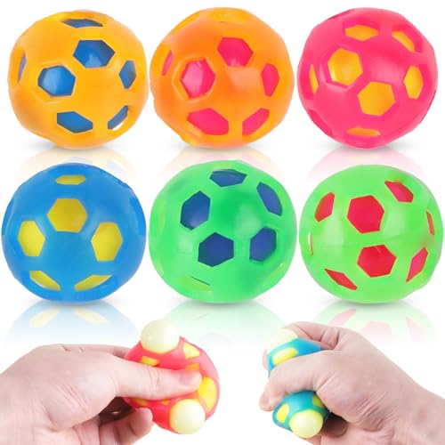 Delsen 6 Pieces Stressball Squeeze Ball Set,Stressball Kinder für das Büro, die Schule und den Alltag,antistressball Kinder Hilft bei der Linderung von Stress und der Behandlung von Autismus Delsen 6 Pieces Stressball Squeeze Ball Set,Stressball Kinder für das Büro, die Schule und den Alltag,antistressball Kinder Hilft bei der Linderung von Stress und der Behandlung von Autismus von Delsen