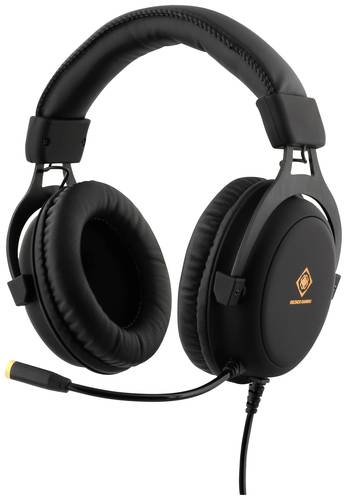 DELTACO GAMING GAM-030 Gaming Over Ear Headset kabelgebunden Stereo Schwarz Lautstärkeregelung, Mik von DELTACO GAMING
