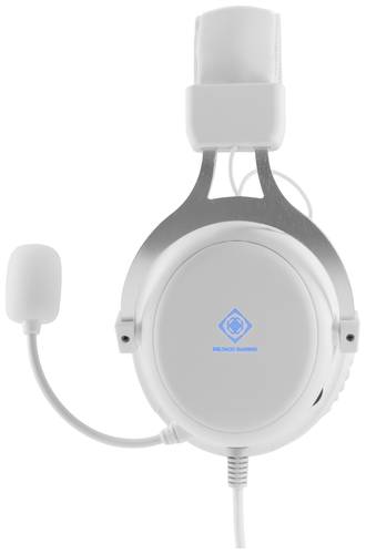 DELTACO GAMING GAM-030-W Gaming Over Ear Headset kabelgebunden Stereo Weiß Lautstärkeregelung, Mik von DELTACO GAMING