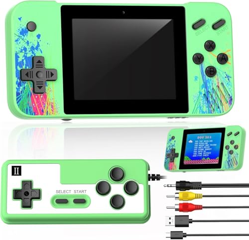 Deluisho Mini-Spielkonsole Gameboy, Retro Spielekonsole, Unterstützt 2 Spieler und Kann an Den Fernseher Angeschlossen Werden, Vorinstalliert mit 800 Klassischen Spielen, 3,5-Zoll-LCD-Bildschirm Deluisho Mini-Spielkonsole Gameboy, Retro Spielekonsole, Unterstützt 2 Spieler und Kann an Den Fernseher Angeschlossen Werden, Vorinstalliert mit 800 Klassischen Spielen, 3,5-Zoll-LCD-Bildschirm von Deluisho
