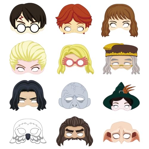 Deluisho Kinder Masken, Masken Geburtstag Deko Charakter Masken Passen Cosplay Halloween Maskerade Kindergeburtstag Partyzubehör Deluisho Kinder Masken, Masken Geburtstag Deko Charakter Masken Passen Cosplay Halloween Maskerade Kindergeburtstag Partyzubehör von Deluisho