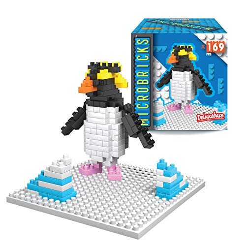 Deluxe Base 50432 Microbricks -Penguin 3D-Puzzles, bunt von Deluxebase