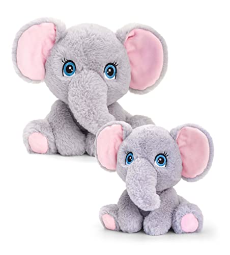 Deluxe Paws Adoptable World Öko Plüschtiere, 100% Recycelt (Elefant) von Deluxe Paws