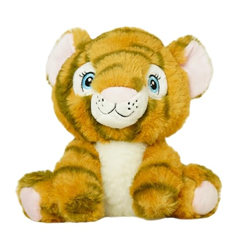 Deluxe Paws Adoptable World Öko Plüschtiere, 100% Recycelt (Tiger) von Deluxe Paws