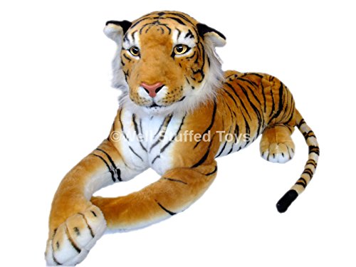 Deluxe Paws Großer brauner Tiger gefüllter weicher Plüsch 160cm von Deluxe Paws