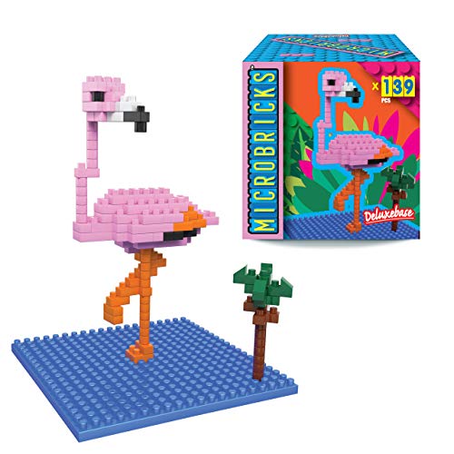 Deluxe Base 50371 Microbricks -Flamingo 3D-Puzzles, bunt von Deluxe Base