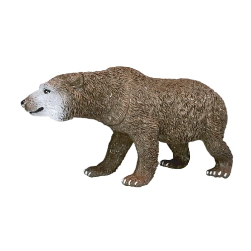 Deluxebase Animal Adventure Replicas - Brown Bear from Bear Toy Replica Figure Large sized animal figures that are ideal forest animal toys for kids Mehrfarbig von Deluxebase