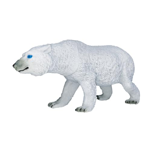 Deluxebase Animal Adventure Replicas - Eisbär aus Eisbär Spielzeug Replica Figur Große Tierfiguren, die ideale arktische Tierspielzeug für Kinder sind von Deluxebase