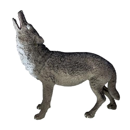 Deluxebase Animal Adventure Replicas - Wolf from Wolf Toy Replica Figure Large Animal Figures That Are Ideal Zoo Animal Toys for Kids von Deluxebase
