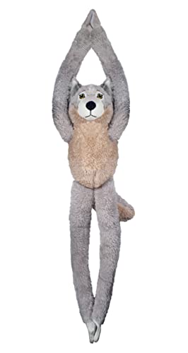 Deluxebase EcoBuddiez Baumumarmer - Wolf 72cm langes Hängendes Kuscheltier aus recycelten Plastikflaschen. Umweltfreundliches und kuscheliges Plüschtier und Geschenk für Kinder. Deluxebase EcoBuddiez Baumumarmer - Wolf 72cm langes Hängendes Kuscheltier aus recycelten Plastikflaschen. Umweltfreundliches und kuscheliges Plüschtier und Geschenk für Kinder. von Deluxebase