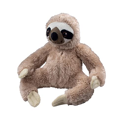 EcoBuddiez - Faultier von Deluxebase. Kleine weiche Plüschtiere aus recycelten Plastikflaschen. Umweltfreundliches Kuschelgeschenk für Kinder und niedliches Kuscheltier für Kleinkinder. von EcoBuddiez