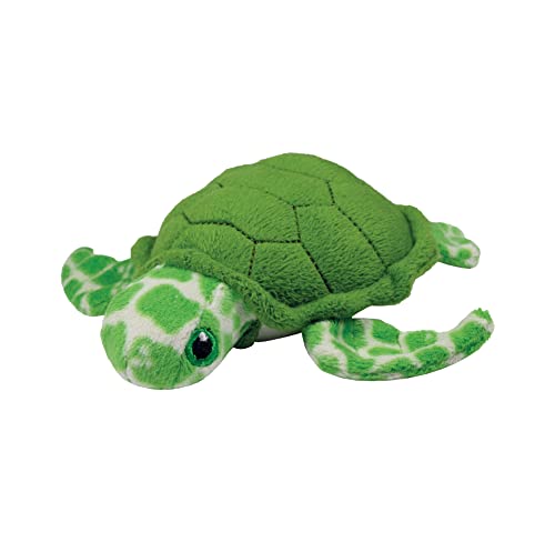 EcoBuddiez - Meeresschildkröte von Deluxebase. Mini weiche Plüschtiere aus recycelten Plastikflaschen. Umweltfreundliches Kuschelgeschenk für Kinder und niedliches Kuscheltier für Kleinkinder. von Deluxebase