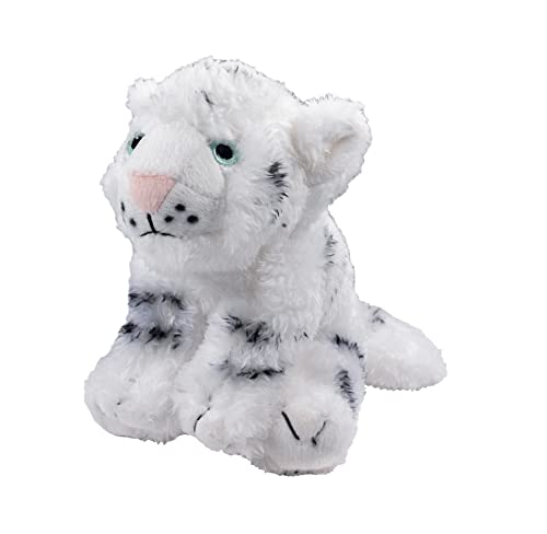 Deluxebase EcoBuddiez - Weißer Tiger Kleine weiche Plüschtiere aus recycelten Plastikflaschen. Umweltfreundliches Kuschelgeschenk für Kinder und niedliches Kuscheltier für Kleinkinder. von Deluxebase