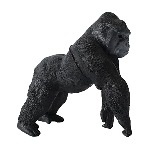Deluxebase Mini-Tierabenteuer-Replik – Gorilla aus kleiner, realistischer Gorilla-Spielzeugfigur, die ein ideales Safari-Tierspielzeug für Kinder ist von Deluxebase