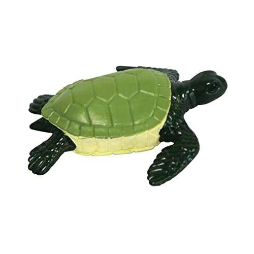 Deluxebase Mini-Tierabenteuer-Repliken – Meeresschildkröten aus handbemalten, realistischen kleinen Kunststoff-Schildkrötenfiguren, detailliertes Wildtiermodell für Kinder, Zoo-Spiele, Partygeschenke von Deluxebase