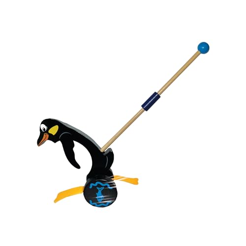 Deluxebase Push-A-Long Pets – Pinguin von Pinguin Push Along Toys für Kinder Umweltfreundliches Holztier Push and Pull Along Toys Great Early Development & Activity Toys and Gifts for Kids Deluxebase Push-A-Long Pets – Pinguin von Pinguin Push Along Toys für Kinder Umweltfreundliches Holztier Push and Pull Along Toys Great Early Development & Activity Toys and Gifts for Kids von Deluxebase
