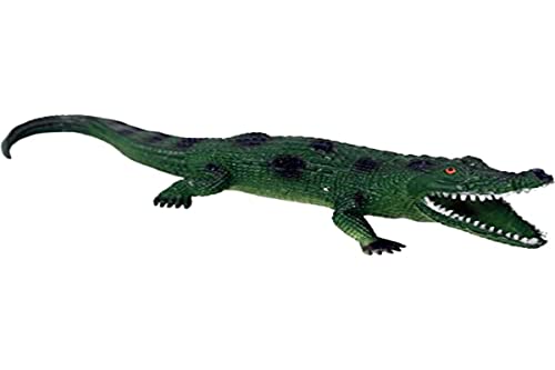 Sqweekies - Krokodil von Deluxebase. Tier-Themen Spielzeugfiguren mit Ton. Lustige quietschende Krokodil Replik, die EIN tolles Spielzeug für Kinder ist von Deluxebase