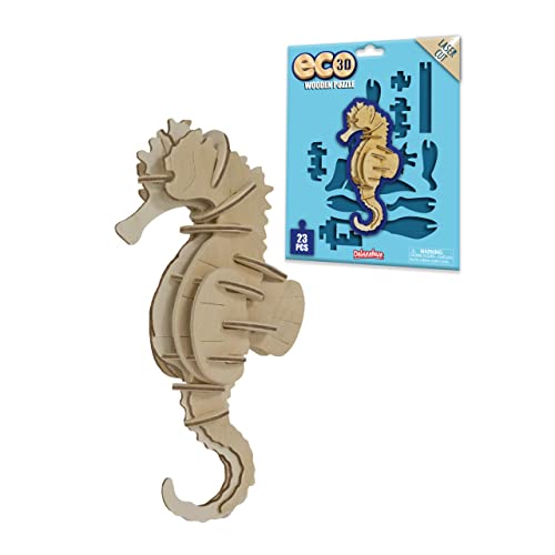Eco 3D Holzpuzzle - Seepferdchen von Deluxebase. Kreatives pädagogisches 3D-Skulpturenpuzzle aus Holz für Kinder -recyceltes nachhaltiges Holz Eco 3D Holzpuzzle - Seepferdchen von Deluxebase. Kreatives pädagogisches 3D-Skulpturenpuzzle aus Holz für Kinder -recyceltes nachhaltiges Holz von Deluxebase