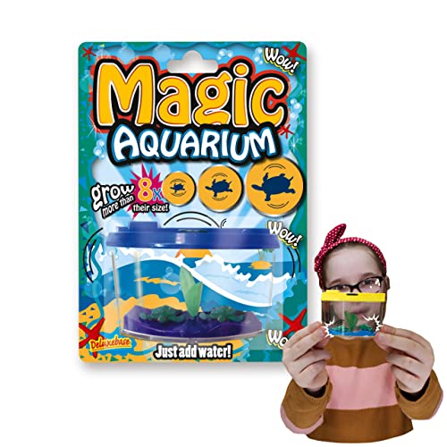 Magic Aquarium - Schildkröte von Deluxebase. Lassen Sie Ihre eigenen Pinguine in diesem Spielzeug Fisch Tank-Kit für Kinder wachsen. von Deluxebase