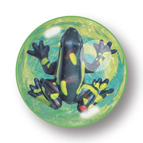 Mega Bounce - Frosch von Deluxebase Ein großer Hüpfball mit einer Tierfigur im Inneren, ein tolles Spielzeug für Kinder von Deluxebase